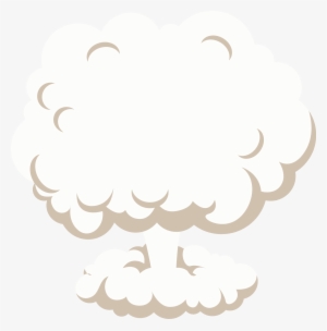 Mushroom Cloud Clip Art - Explosion Cloud Vector