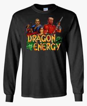 kanye west & donald trump double dragon energy long - tee shirt adidas uchiha