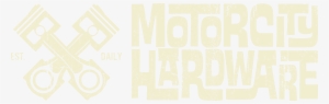 Motor City Hardware - Blaues Bewegungsstadt-hardware-vogel-logo Grußkarte