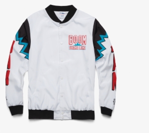 Nba Jam Chalk Line Jacket Retro Arcade Video Game Snap - Sweater