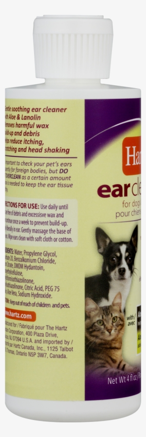 Hartz Ear Cleaner For Dogs & Cats With Aloe & Lanolin,