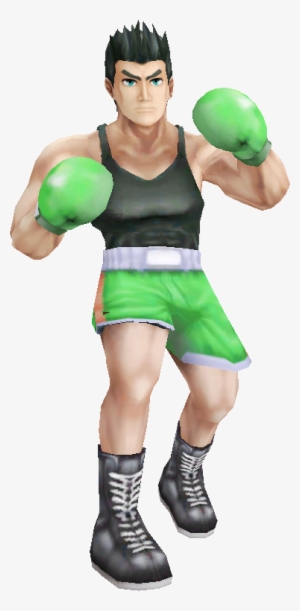 Little Mac Png Clipart Black And White Download - Smash Bros Little Mac Render