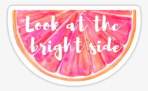 Bright Side Grapefruit By Alex Jones - Sticker