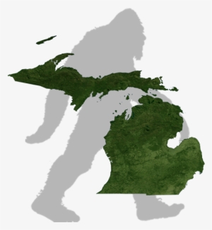 Michigan Bigfoot Map - Map Of Michigan