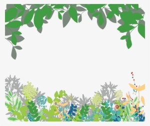 Ftestickers Watercolor Flowers Greenery - Green Floral Background Png