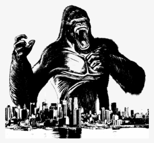 King Kong Strikes New York City By Bradsnoopy - King Kong Vector Png
