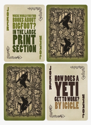 Bigfoot Bicycle Playing Cards - Bicycle Bigfoot Playing Cards