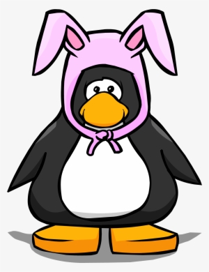Pink Bunny Ears 1 - Club Penguin Pink Bunny Ears