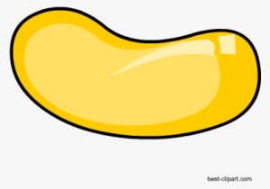Yellow Jelly Bean, Free Easter Clip Art - Easter