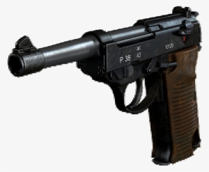 The 9mm Pistol Is A New Pistol That Was Added During - Cod Ww2 Weapons Side View