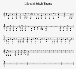 Lilo And Stitch Theme Sheet Music 1 Of 1 Pages - Lilo And Stitch Theme Sheet Music