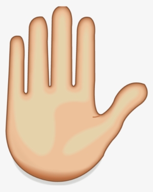 Raised Hand Emoji - Thumb Signal