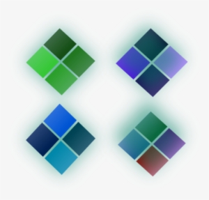Diamond Color Shape Blue Diamond - Colored Shape Transparent Png
