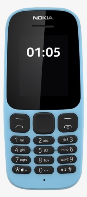 Nokia Mobile Png Transparent Images - Nokia 105 Dual Sim Blue