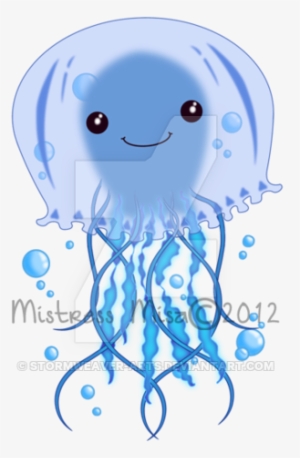 Banner Royalty Free Download Drawn Chibi Free Collection - Jellyfish Fish Chibi
