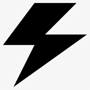 Power Lightning Bolt Electricity - Icono Rayo Png