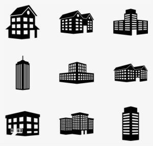 Buildings 2 25 Icons - 3d Architecture Icon Png