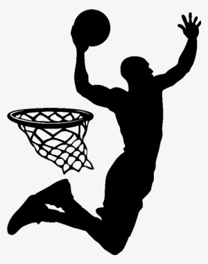 Png Freeuse Library Michael Jordan Dunk Silhouette - Basketball Dunk Silhouette Png