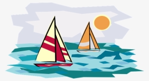 Holiday Sailboat Sunset Boating Sailing Va - Sailboat Clip Art