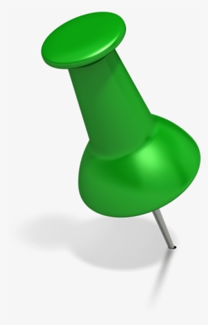 Green Thumbtack Png - Thumbtack Transparent Png