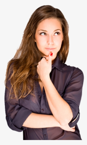 Thinking Woman Png Free Download - Thinking Woman Png