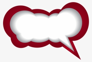 Clip Royalty Free Download Speech Red White Png Clip - Transparent Background Speech Bubble