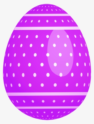 Purple - Easter Egg Clipart Png