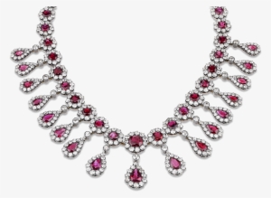 Ruby Necklace Png - Diamond Jewelry Necklace Png