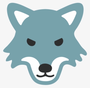 Svg Wolf Face, Wolf Emoji, Clip Art, Wolves - Wolf Emoji Png
