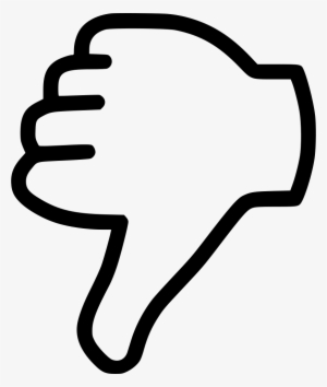Dislike Thumbs Down Vote - Thumb Down Clip Art