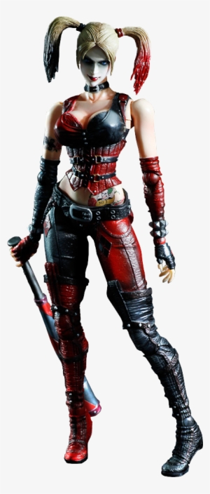 Dc Comics Collectible Figure Harley Quinn - Batman Arkham City Harley Quinn Play Arts Kai Action