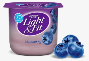 Nonfat Yogurt Blueberry - Light & Fit Yogurt, Nonfat, Blueberry - 5.3 Oz