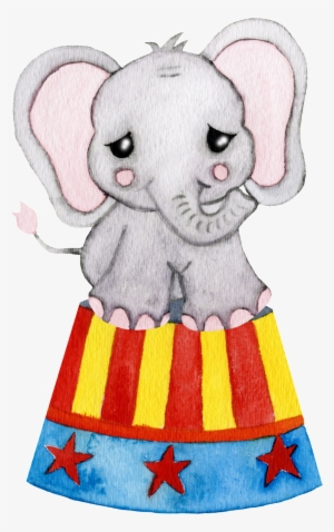 Hand Painted Baby Elephant Png Transparent - Portable Network Graphics