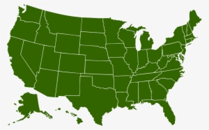 Hope This Helps Many Of You That Need Map Images - Green United States Map