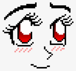 Anime Face Anime Face Pixel Art Transparent Png 600x570 Free