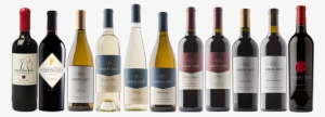 Wine Menus Arbor Crest - Lined Up Wine Bottles Png
