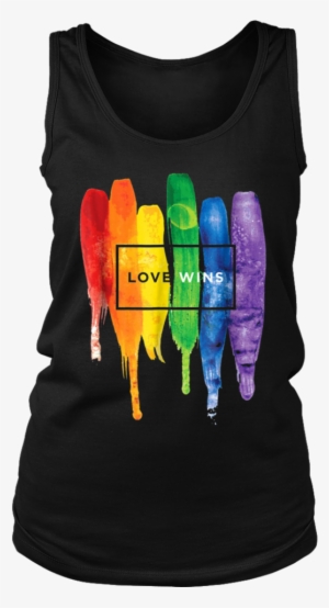 Watercolor Love Wins Rainbow T-shirt - Best Woman Born In September