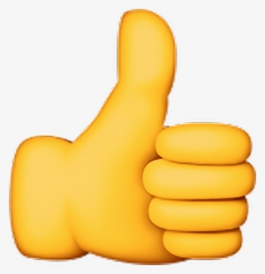 Ok Thumbsup Good Emoji Yellow Fine Emojisticker Yes - Gold Thumbs Up Emoji