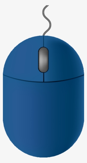 Mouse Icon Dark Blue - Navy Blue