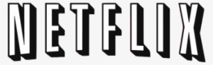 Transparent Netflix - Netflix Logo Black And White