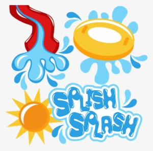 Splash Clipart Pool Slide - Splish Splash Fun