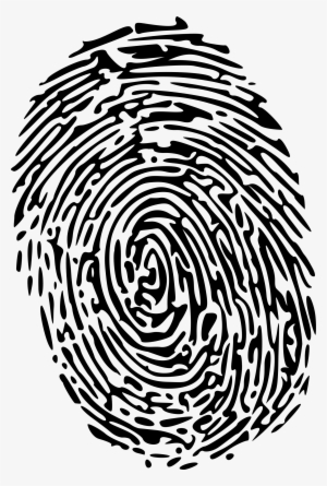 Bw Png Stickpng Download - Fingerprint Transparent