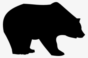 Vector California Brown Bear Png Freeuse - Bear Silhouette Clipart