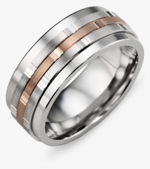 Men's Cobalt & Gold Wedding Ring