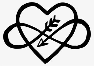 Heart Infinity Symbol - Heart With Infinity Png