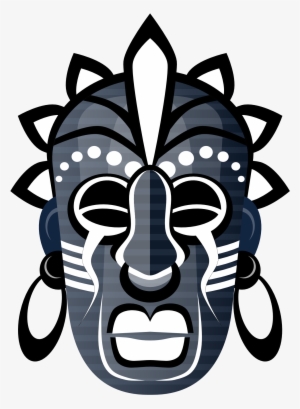 Clipart Bear Tribal - African Tribal Mask Png