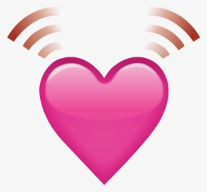 Beating Pink Heart Emoji Png - Pink Heart Emoji Transparent