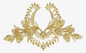 Click On Image Enlarge - Transparent Golden Lace Png
