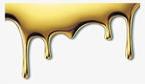 Gold Drip Png