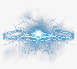 Lightning Png Transparent Image - Rayo Azul Png